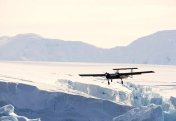 Антарктиданың үстінен бортында адамы жоқ ұшақ ұшып өтті (видео)