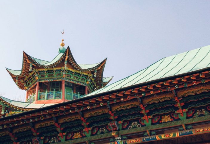 Великолепная мечеть-пагода в Казахстане (фото)