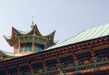 Великолепная мечеть-пагода в Казахстане (фото)