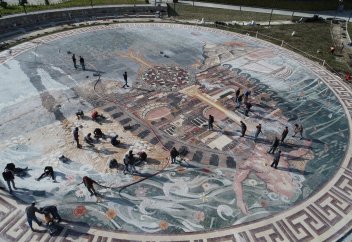 Напольная мозаика в турецком Хатайе включена в Книгу рекордов Гиннеса