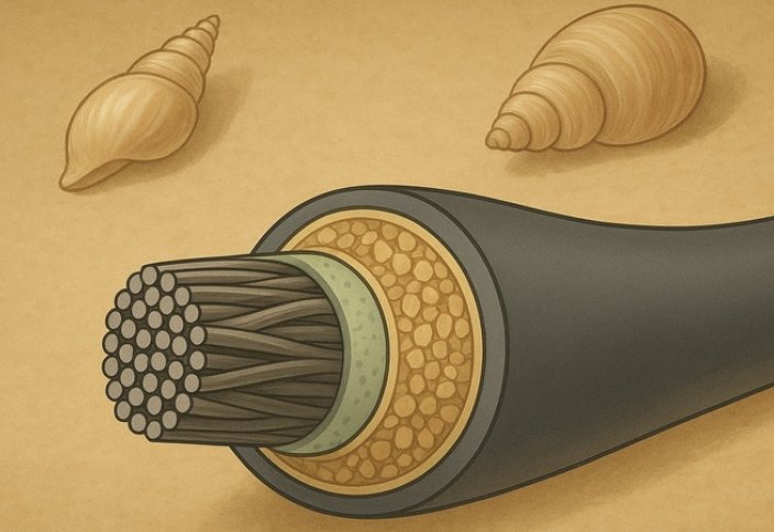 В Турции изобрели кабельный материал из улиток и ракушек