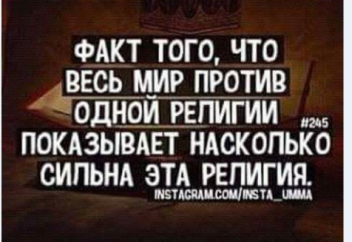 "Ислам ғаріп болып келген, ғаріп боп кетеді" - бұл да асыл дініміздің хақ екендігіне дәлел