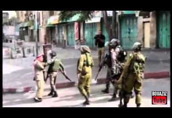 Один в поле – ВОИН… пожилой палестинец вышел против группы вооруженных солдат (видео)