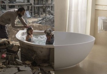 Огромную пропасть между людьми и странами показал турецкий фотограф (фото)