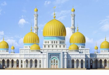 Елбасы Алматыда зәулім мешіттің іргетасын қалады (ФОТО)