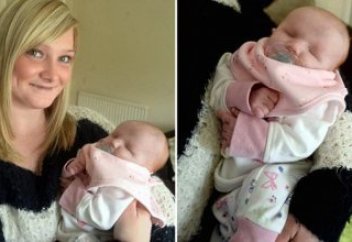 Көзі жоқ қыз дүниеге келді