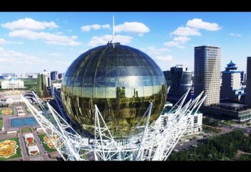 Полет над "Байтерек" Астана РК | Красивый нашид [HD]