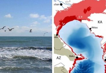 К концу XXI века Каспийское море может обмелеть на треть. Список островов Каспийского моря