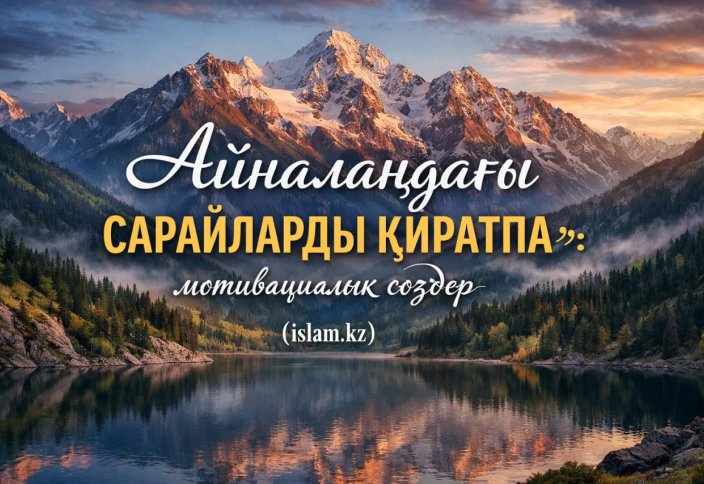 «Айналаңдағы сарайларды қиратпа»: мотивациялық сөздер