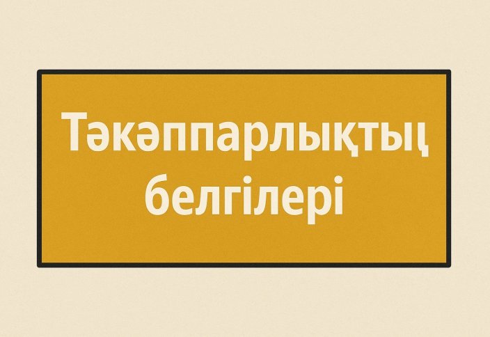 Тәкәппарлықтың белгілері
