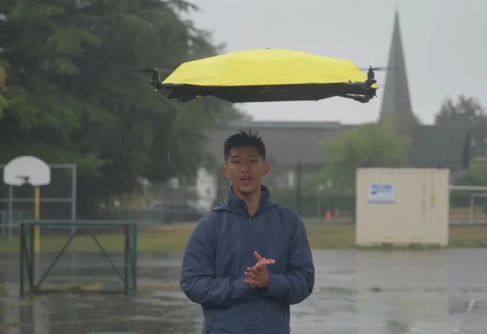 Ұшатын қолшатырдың жетілдірілген нұсқасы жасалды (видео)