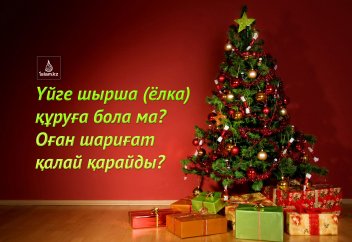 Үйге шырша (ёлка) құруға бола ма? Оған шариғат қалай қарайды?