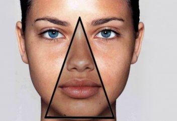 «Треугольник смерти» на лице: что означает и почему не стоит трогать руками