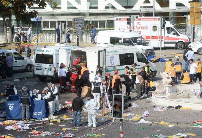 Траур по погибшим в Турции