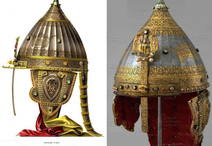 Откуда на шлеме Александра Невского аят Корана?