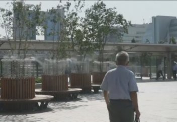 Системы для охлаждения прохожих устанавливают в Японии