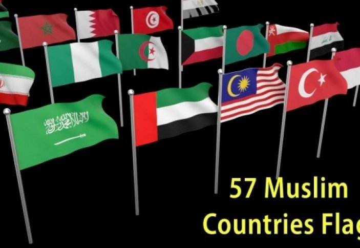 Население и флаги 57 мусульманских стран. Население мусульманских стран 2022 г.