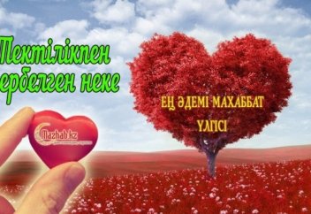 ЕҢ ӘДЕМІ МАХАББАТ ҮЛГІСІ