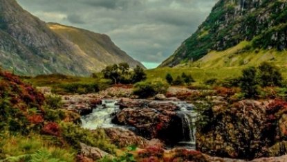 Природа Шотландии. Glencoe. Scotland.