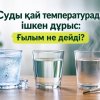 Суды қай температурада ішкен дұрыс: Ғылым не дейді?