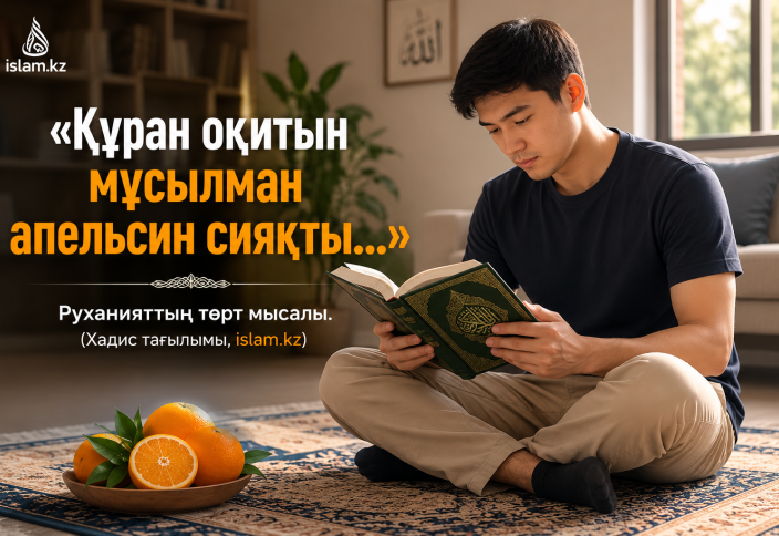«Құран оқитын мұсылман апельсин сияқты...»: Хадис тағылымы, төрт мысал.