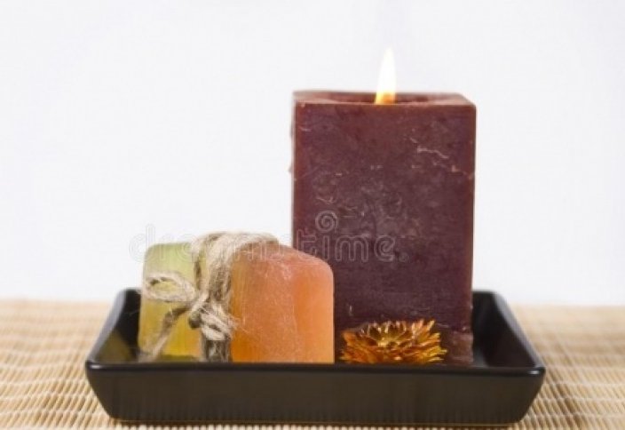 Свеча из мыла / Candle of soap