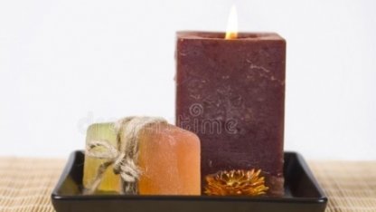 Свеча из мыла / Candle of soap