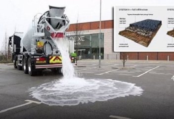 Британдық мамандар су жұтатын тас жол ойлап тапты (ВИДЕО)