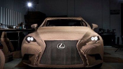 Lexus инженерлері қағаздан электромобиль құрастырды (видео)