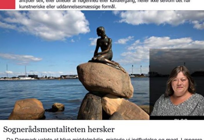 Символ Дании - Русалочка под запретом на Фейсбук из-за своей «непристойности»