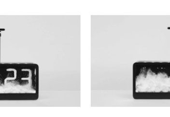 Корейлер ішінде қар борайтын сағат жасады (видео)