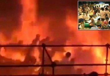 «Адская» вечеринка в Тайване (видео)