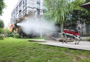 60 метр қашықтан өртті сөндіре алатын су зеңбірегімен жабдықталған робот құрастырылды (видео)