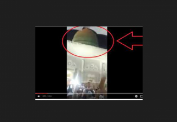 Зеленый купол мечети Пророка внезапно стал ярко красным, чем шокировал паломников