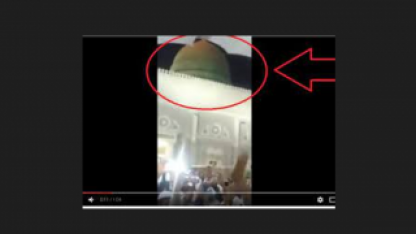 Зеленый купол мечети Пророка внезапно стал ярко красным, чем шокировал паломников