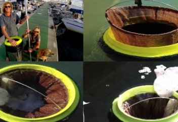 Өзен мен көлдерді қоқыстан тазартатын тамаша құрылғы! (видео)