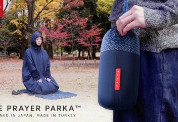 Жапон компаниясы намазда жауын-шашыннан қорғайтын киім шығарды (фото)