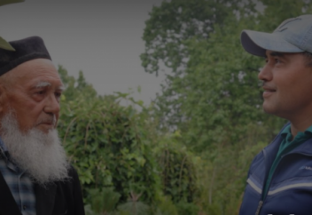 Екі гектарға 20 мың түп көшет отырғызған бағбандар