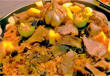 Узбекский плов от шеф-повара из Кыргызстана.