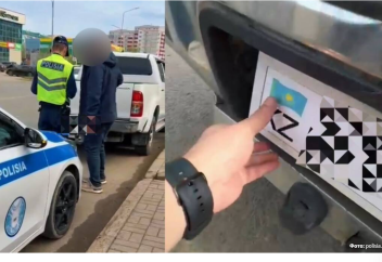 Көлікке жалған нөмір таққандар қылмыстық жауапқа тартылуы мүмкін
