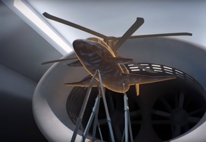 Модель нового боевого вертолета попала на видео