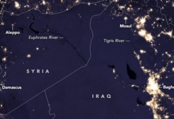 Cирия мен Шам жерін түнек қаптады