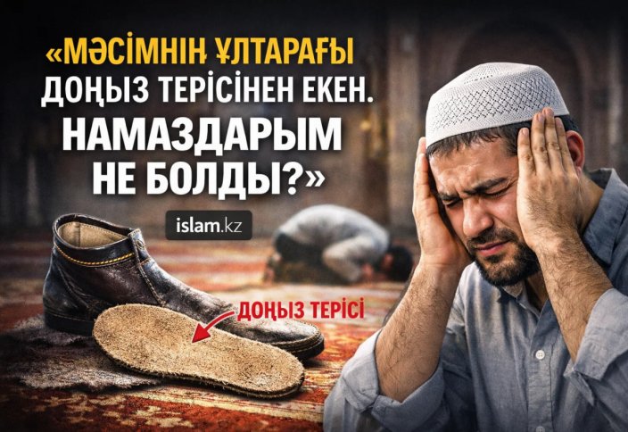 «МӘСІМНІҢ ҰЛТАРАҒЫ ДОҢЫЗ ТЕРІСІНЕН ЕКЕН. НАМАЗДАРЫМ НЕ БОЛДЫ?»