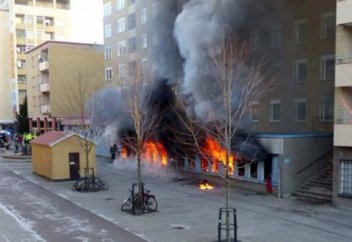 Швецияда белгісіз біреу қасақана мешітті өртеді