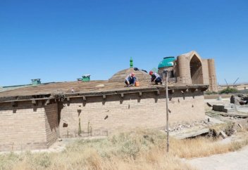 Қылует жер асты мешітінде қайта жаңарту жұмыстары жүріп жатыр