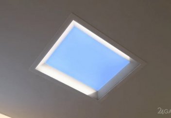 Аспан түсті табиғи жарық шашатын шам (видео)