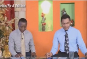 Гондурас телеарнасының тікелей эфирінде елес пайда болды (видео)