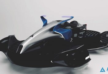 Летающий мотоцикл на автомобильной выставке в Токио: перспективы воздушного транспорта нового типа (фото+видео)