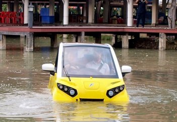 Жүзетін электрлі көлік жасалды (фото+видео)