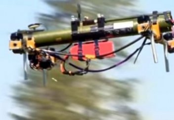 Гранатомет-дрон құрастырылды (видео)